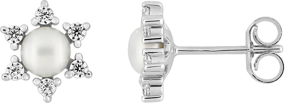 297338.P1 - Earrings - 9CT WHITE GOLD