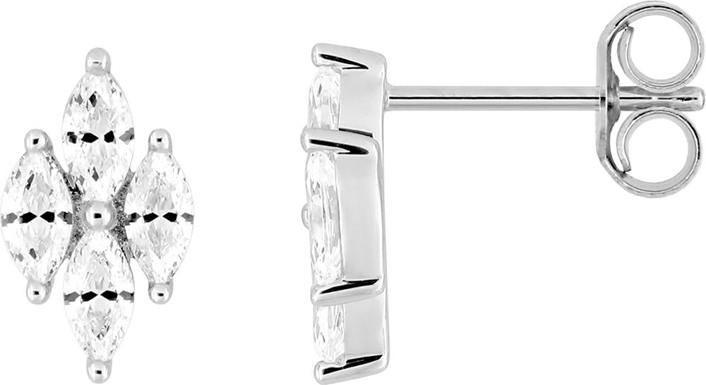 297416.Z1 - Earrings - 9CT WHITE GOLD