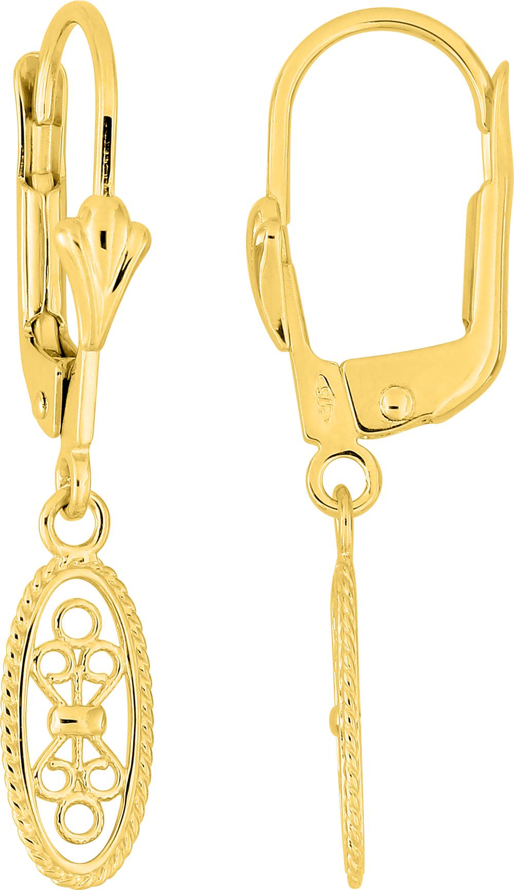 297472.00 - Earrings - 9CT YELLOW GOLD