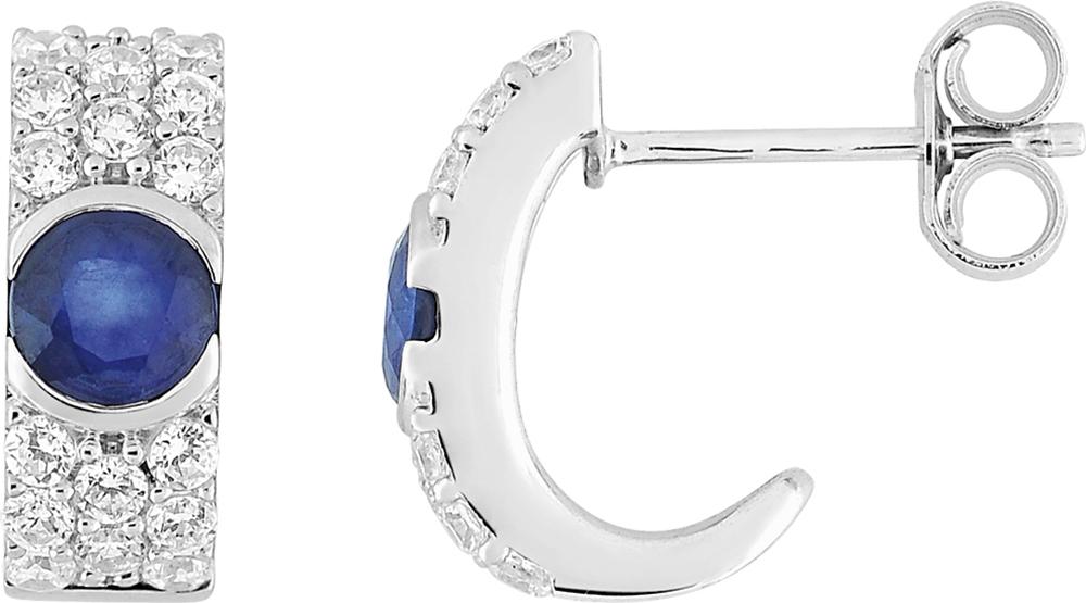 2A610GSTZ - Earrings - 9CT WHITE GOLD