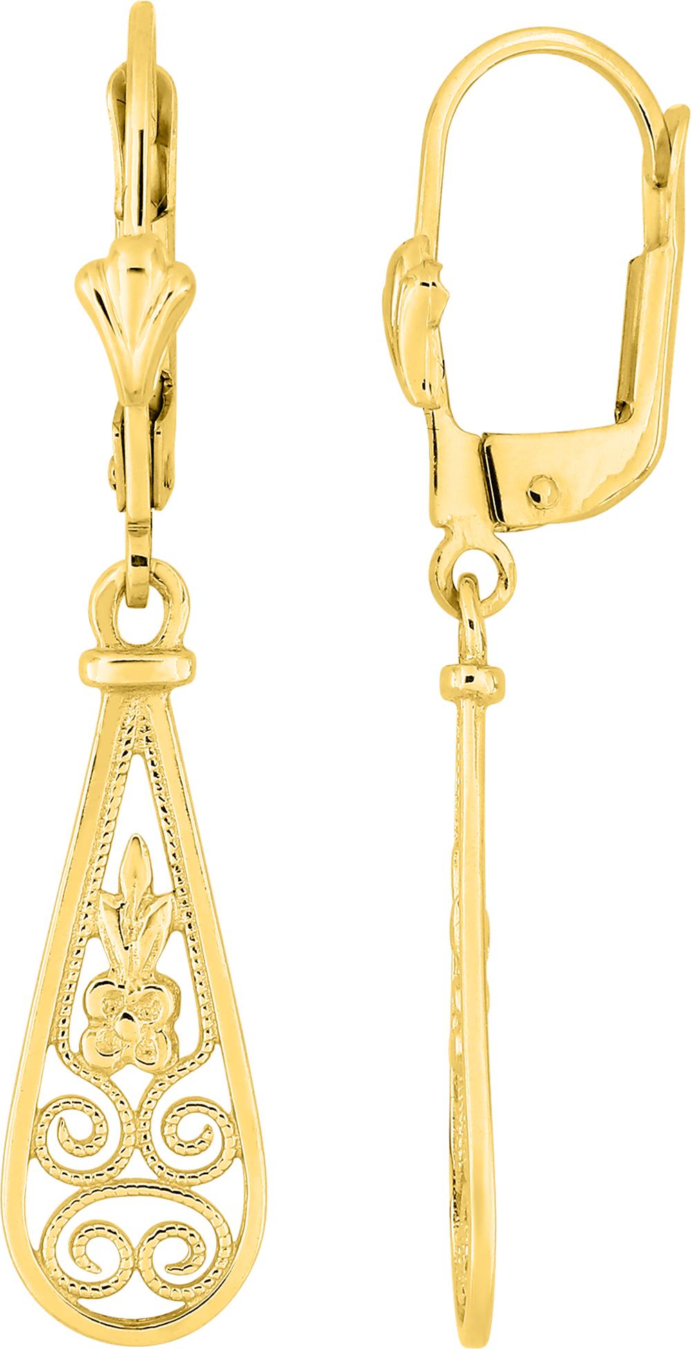 9K1259 - Earrings - 9CT YELLOW GOLD