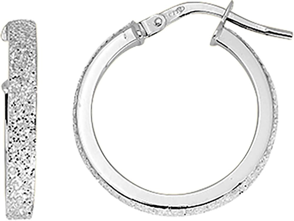 9K3687GR - Earrings - 9CT WHITE GOLD