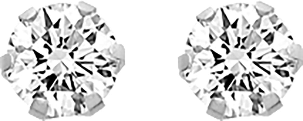 9K80467GZ - Earrings - 9CT WHITE GOLD