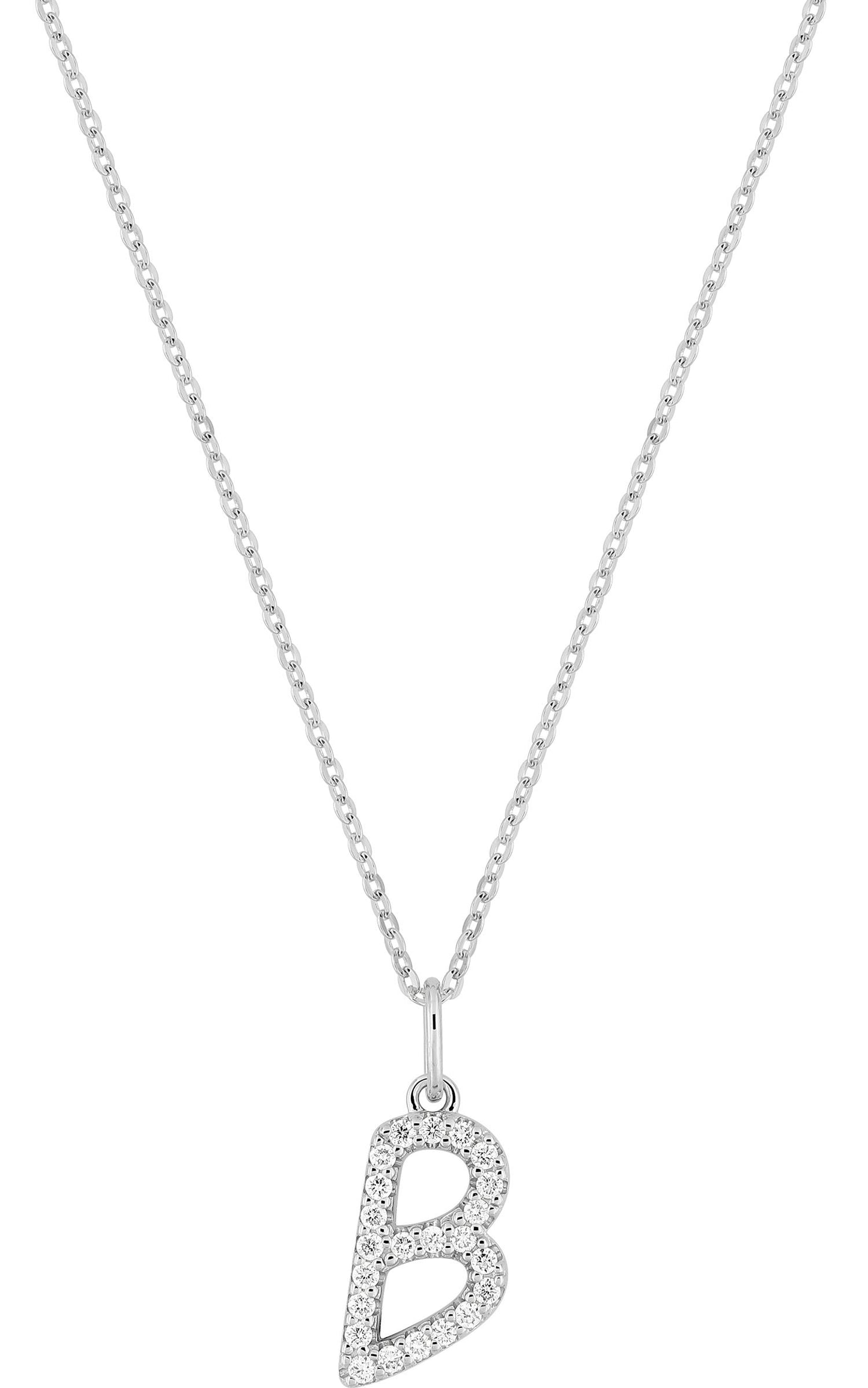9KLGD01BW - Necklaces - 9CT WHITE GOLD