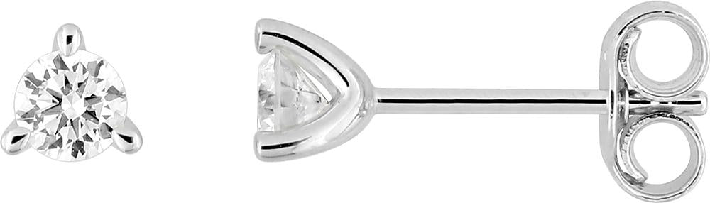 9KLGD048W - Earrings - 9CT WHITE GOLD