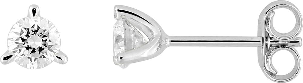 9KLGD049W - Earrings - 9CT WHITE GOLD