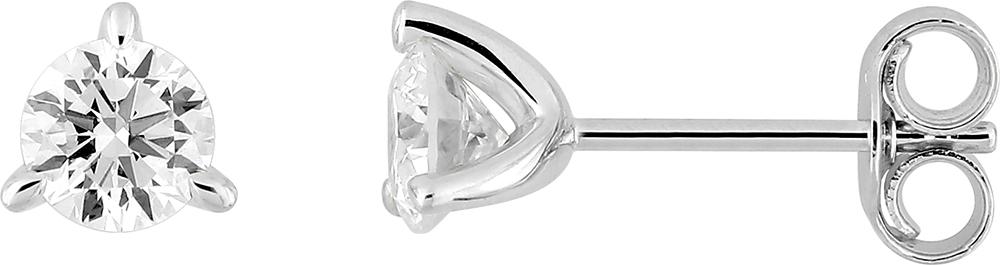 9KLGD051W - Earrings - 9CT WHITE GOLD