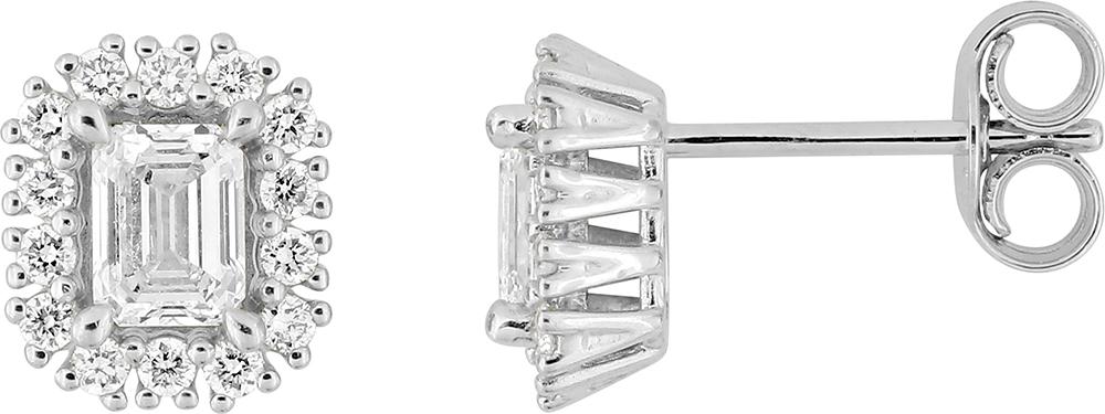 9KLGD160W - Earrings - 9CT WHITE GOLD