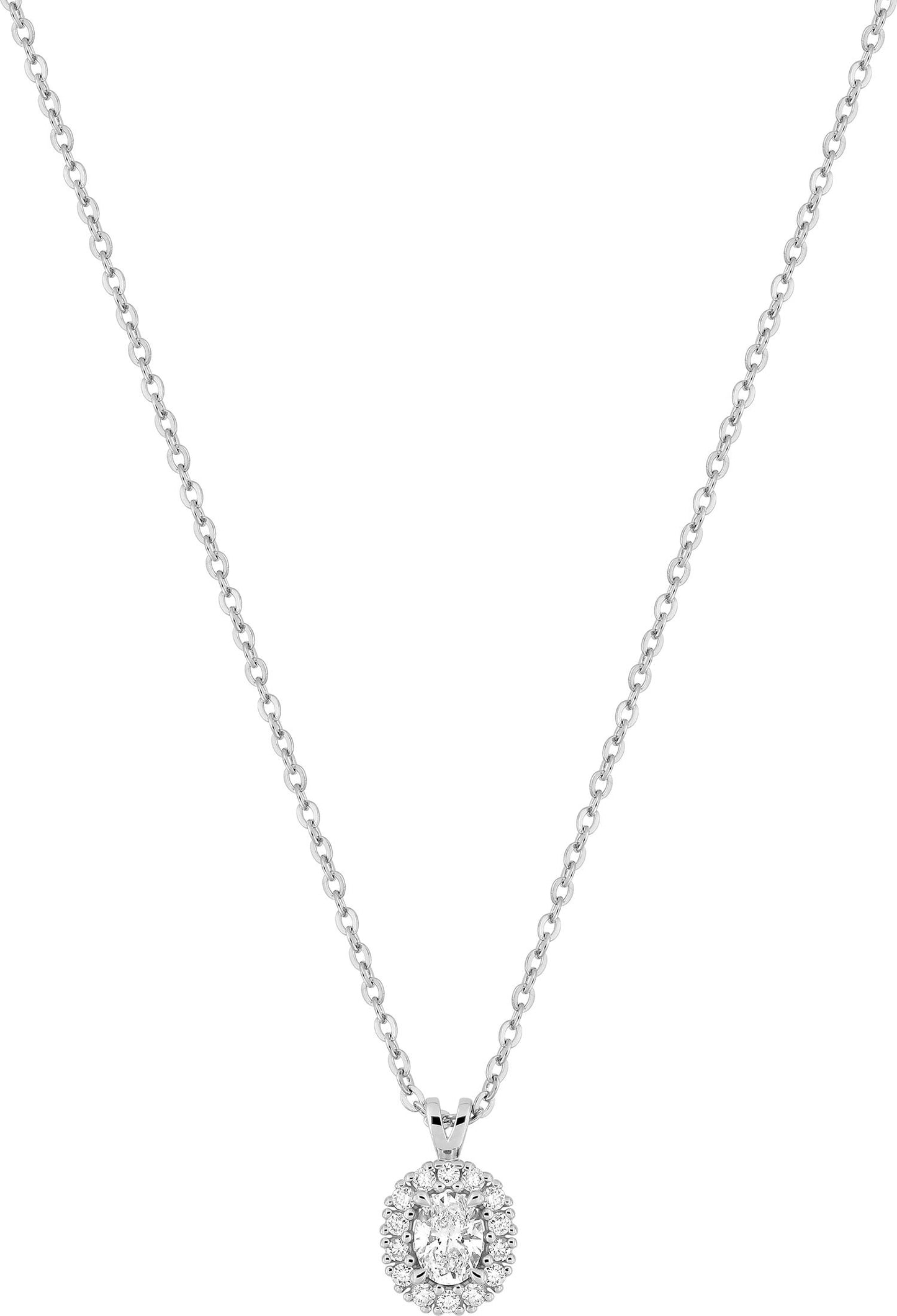 9KLGD206W - Necklaces - 9CT WHITE GOLD