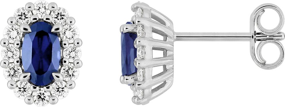9KLGS228W - Earrings - 9CT WHITE GOLD