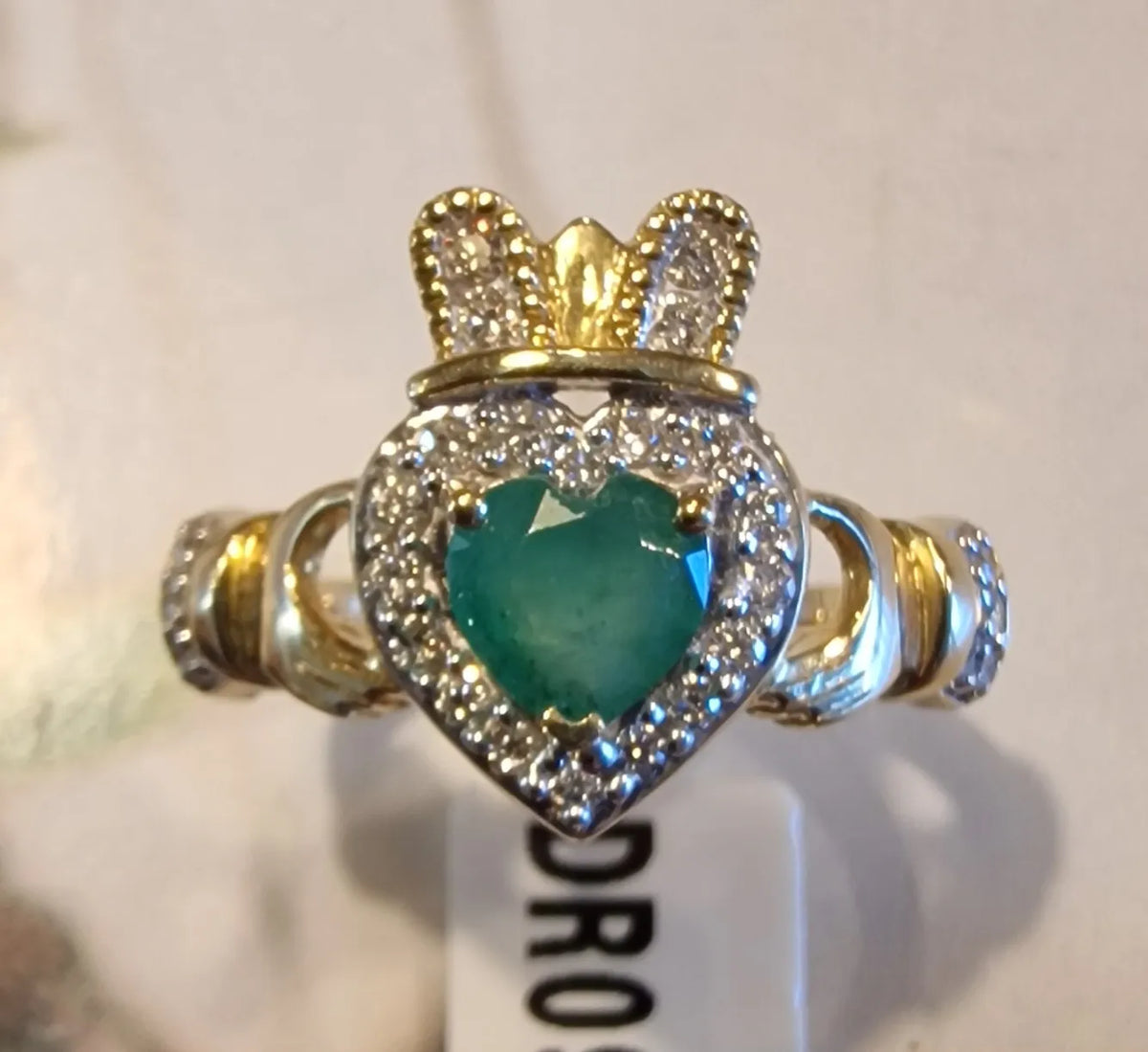 DR0943 - RING NAT EM DIA NAT CLADDAGH