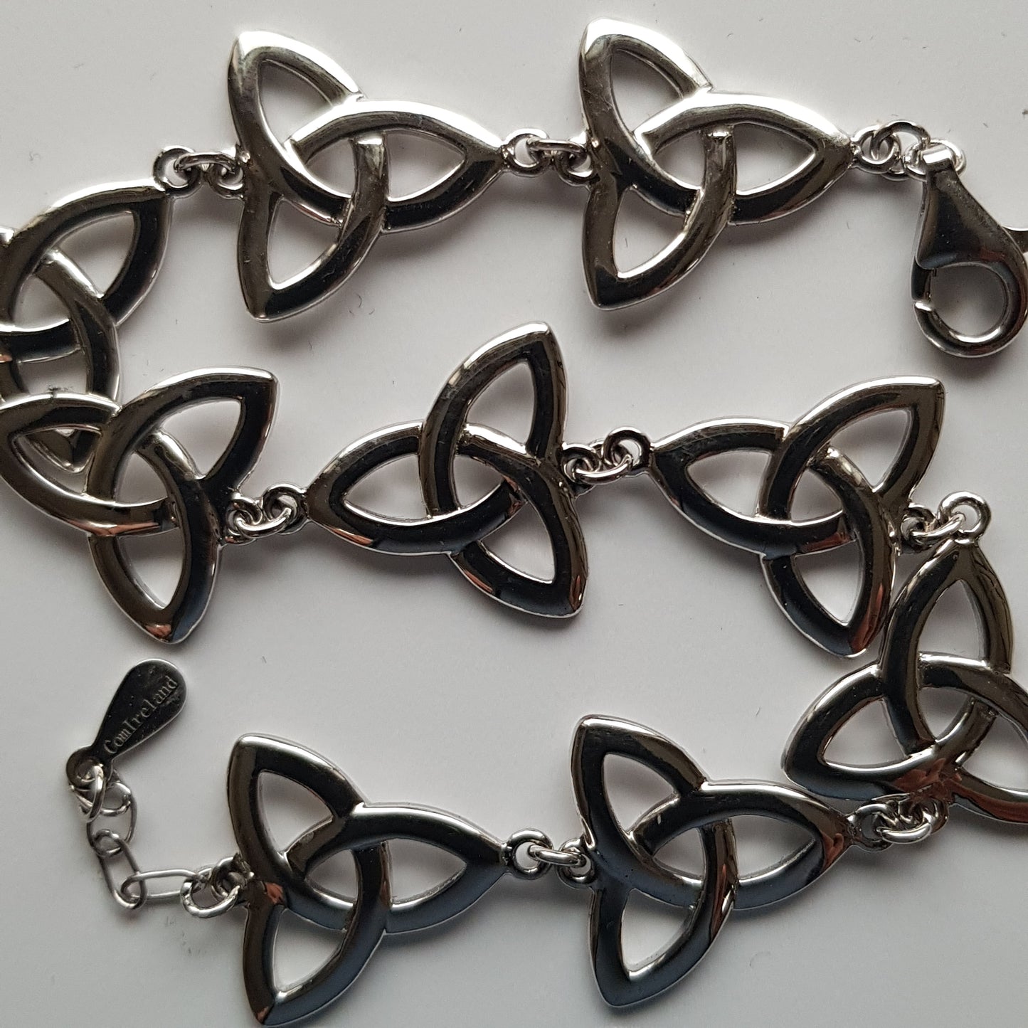 SCBR020 - RACELET LINK TRINITY PLAIN MEDI