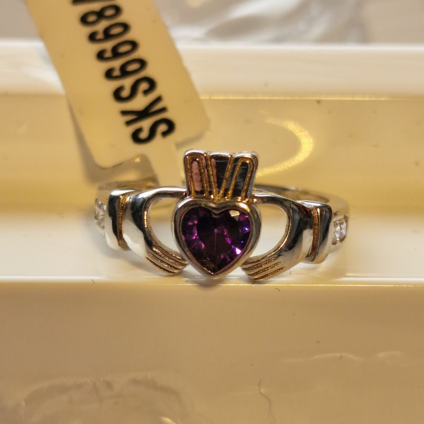 SKS6668AY - RING 02 AMY CLADD RHOD LRG