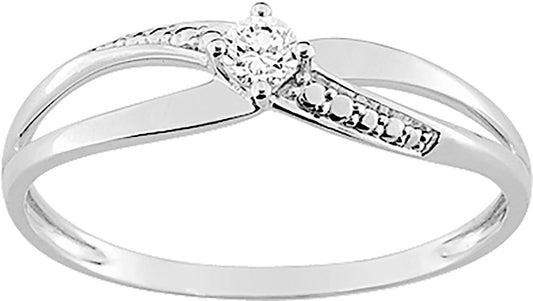 09SA014GZ - Rings - 9CT WHITE GOLD