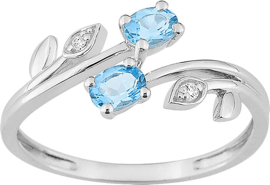 0FA734GTZ - Rings - 9CT WHITE GOLD