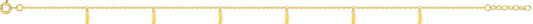 133431 - Anklets - GOLD PLATED