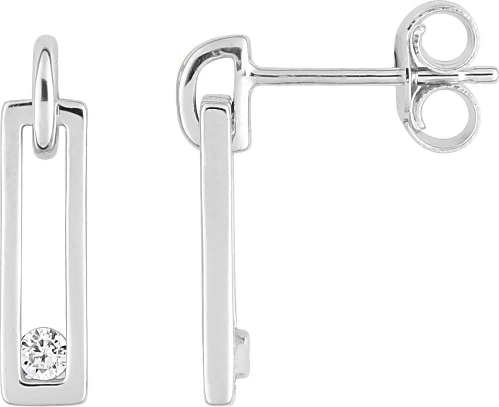 297172.Z1 - Earrings - 9CT WHITE GOLD