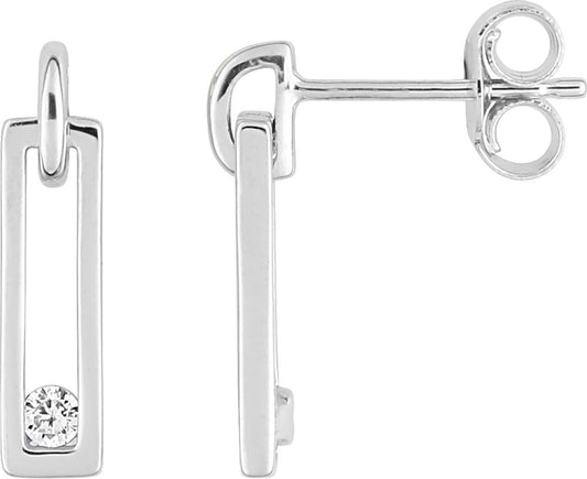 297172.Z1 - Earrings - 9CT WHITE GOLD