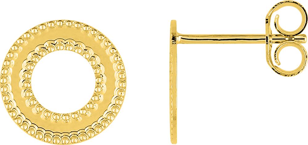 297269.00 - Earrings - 9CT YELLOW GOLD
