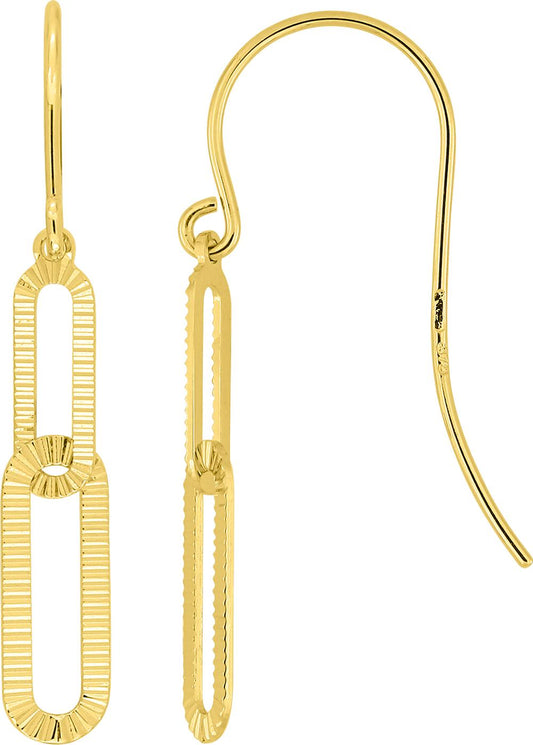 297277.00 - Earrings - 9CT YELLOW GOLD