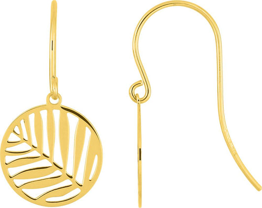 297280.00 - Earrings - 9CT YELLOW GOLD
