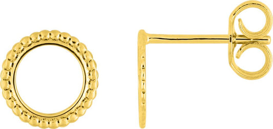 297285.00 - Earrings - 9CT YELLOW GOLD