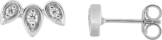 297316.Z1 - Earrings - 9CT WHITE GOLD