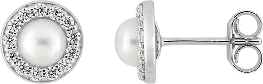 297336.P1 - Earrings - 9CT WHITE GOLD