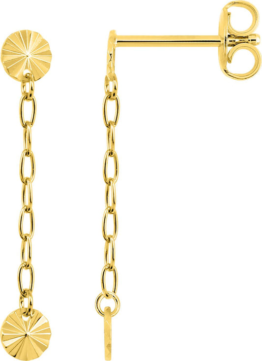 297353.00 - Earrings - 9CT YELLOW GOLD