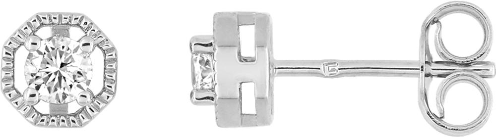 297362.Z1 - Earrings - 9CT WHITE GOLD