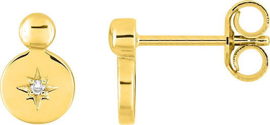 297370.40 - Earrings - 9CT YELLOW GOLD