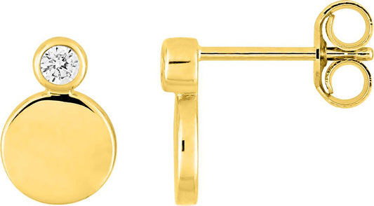 297371.Z0 - Earrings - 9CT YELLOW GOLD