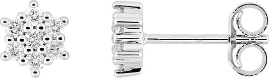 297381.41 - Earrings - 9CT WHITE GOLD