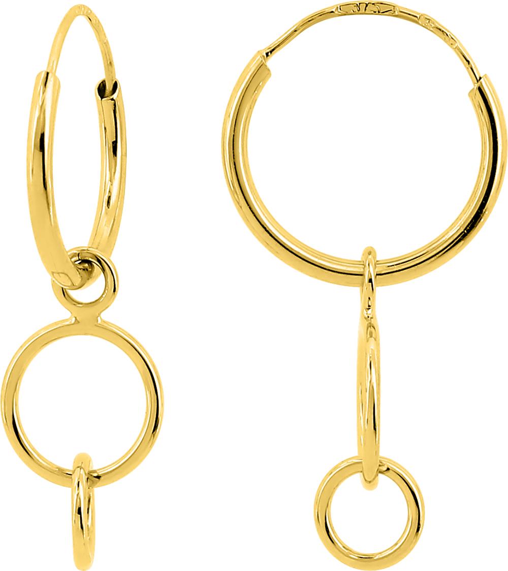 297388.00 - Earrings - 9CT YELLOW GOLD
