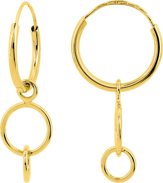 297388.00 - Earrings - 9CT YELLOW GOLD