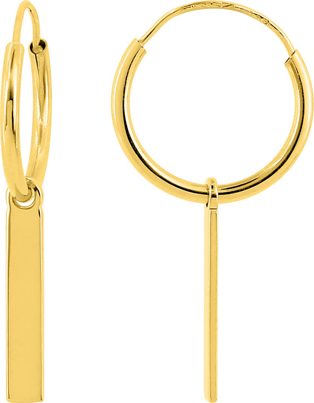 297390.00 - Earrings - 9CT YELLOW GOLD