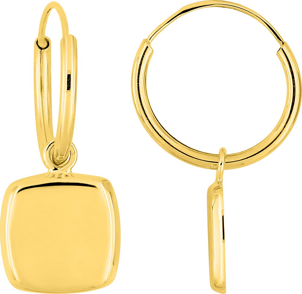 297391.00 - Earrings - 9CT YELLOW GOLD