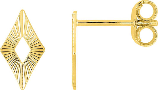 297406.00 - Earrings - 9CT YELLOW GOLD