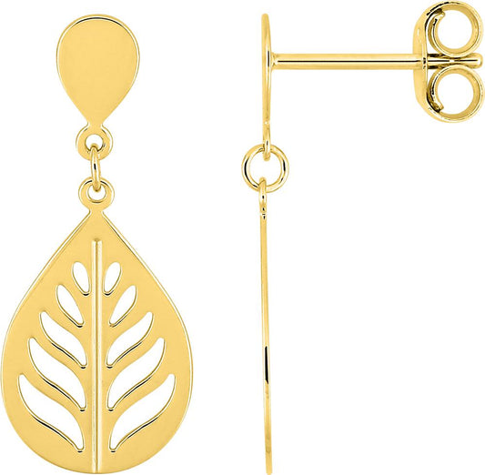 297413.00 - Earrings - 9CT YELLOW GOLD