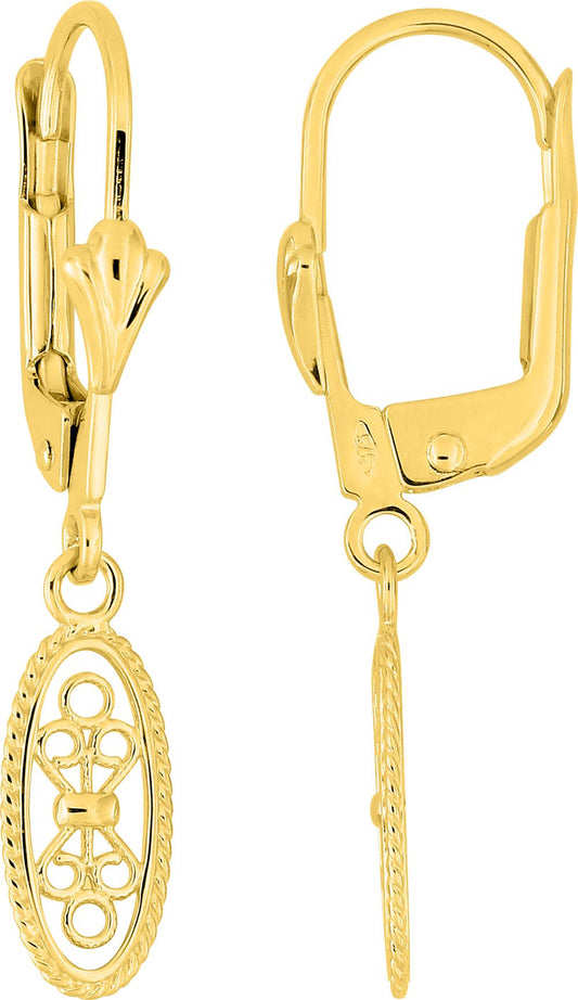 297472.00 - Earrings - 9CT YELLOW GOLD