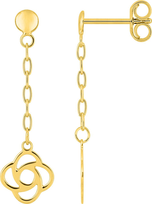 297491.00 - Earrings - 9CT YELLOW GOLD