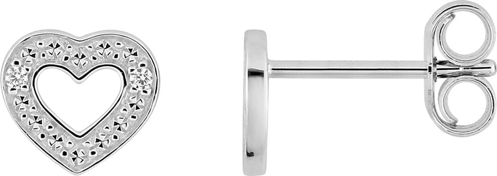 297512.Z1 - Earrings - 9CT WHITE GOLD