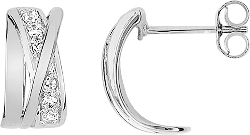 29SJ26GZ - Earrings - 9CT WHITE GOLD