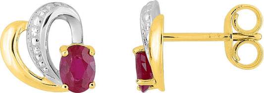 2JF10BR - Earrings - 9CT GOLD