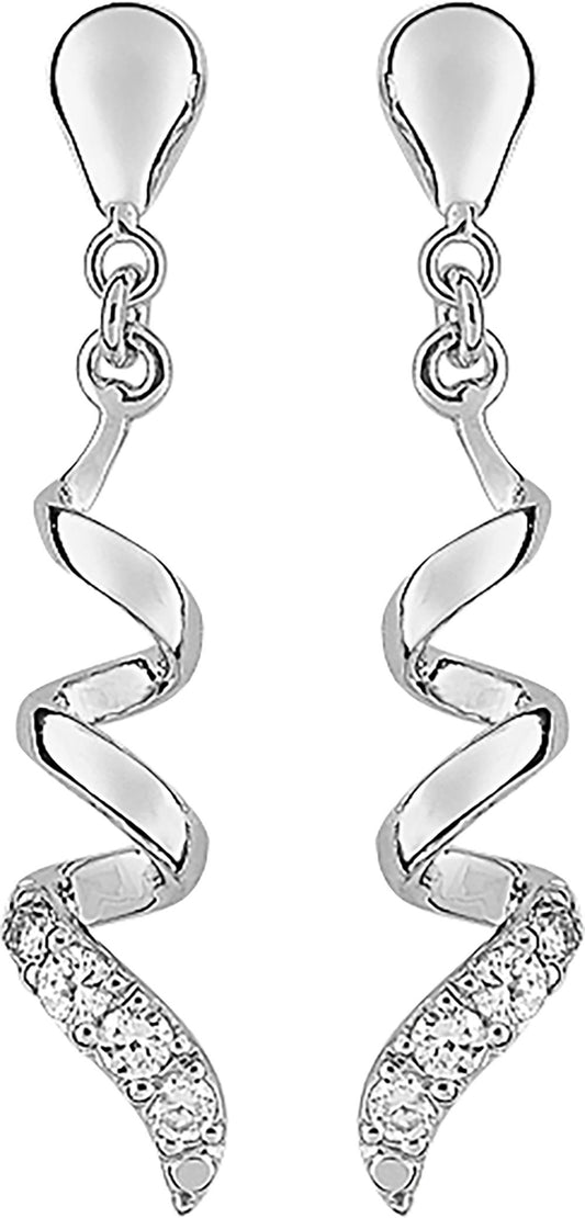39SH63GZ - Earrings - 9CT WHITE GOLD