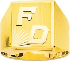5004.3M - Rings - 18CT YELLOW GOLD