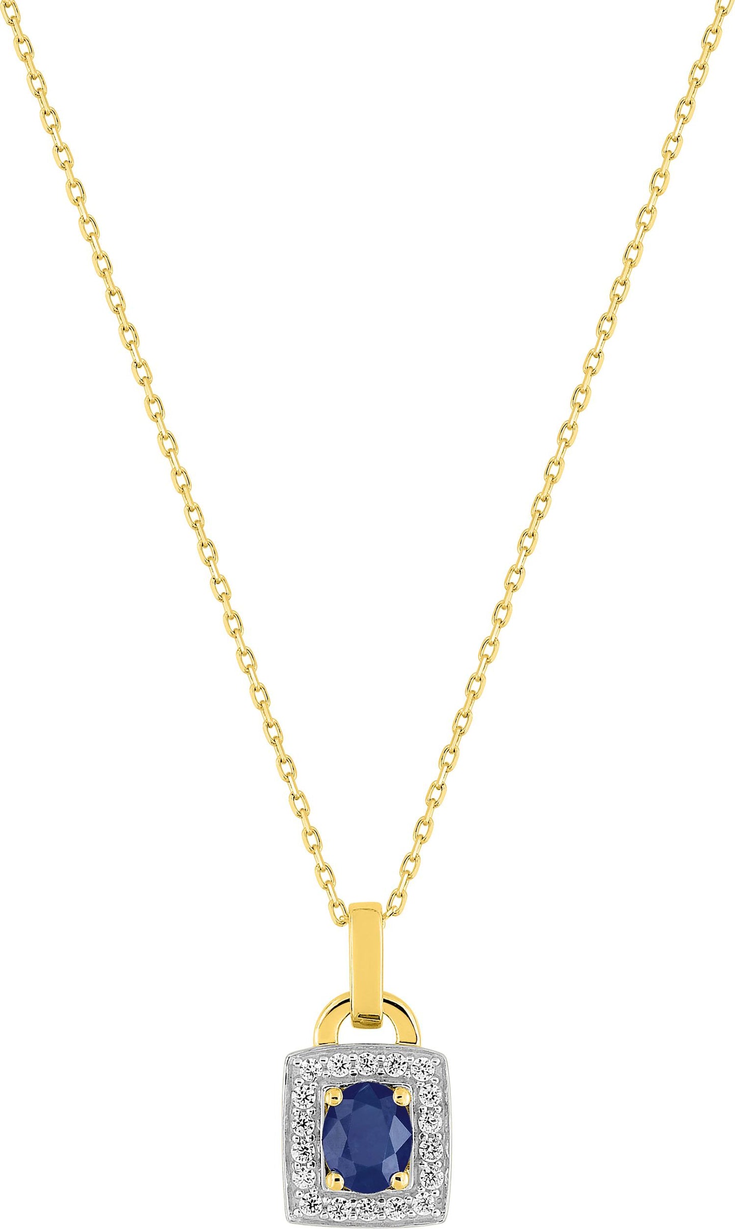 5A809BSTZ - Necklaces - 9CT YELLOW GOLD