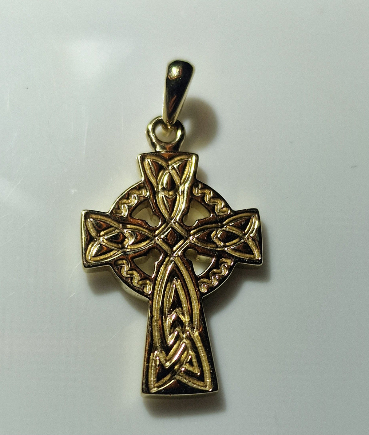 CC014EA - PEND CELTIC CROSS - 9CT YELLOW GOLD
