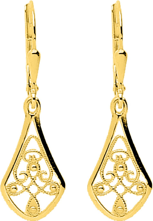9K1248 - Earrings - 9CT YELLOW GOLD