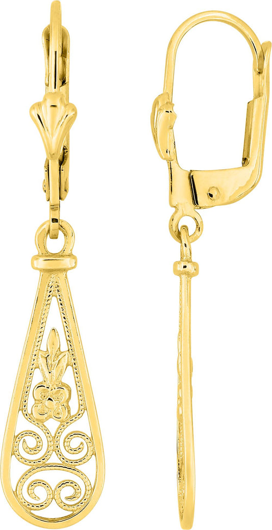 9K1259 - Earrings - 9CT YELLOW GOLD